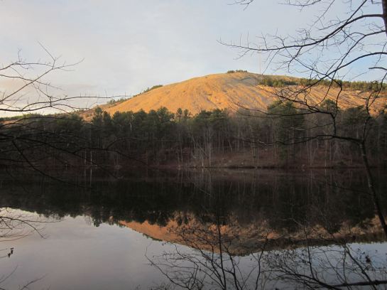 Stone Mountain Reflected in Venable Lake